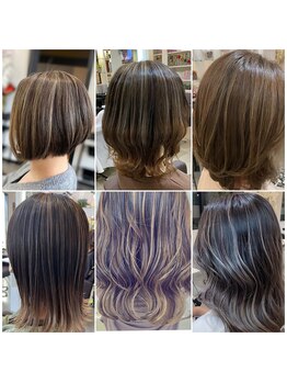 アンナ ヘアアンドアイズ(AnNa hair&eyes)の写真/選択幅の多い当店だからこそ出来るご提案♪