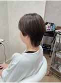 ハンサムショート＋アッシュブラウン