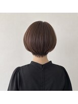 アンリエラ(Unliera)&nbsp;30代女性人気/丸みショート/ピンクブラウン/松山美容室