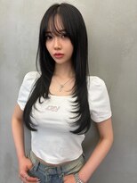 ロンドルーチェ 心斎橋(Lond luce)&nbsp;ダークパープル×ナチュラルショート［髪質改善/縮毛矯正］