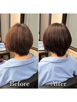 ヘアカラー専門店カラープラス石和店&nbsp;40代50代60代/BeforeAfter/白髪染め/おしゃれ染め