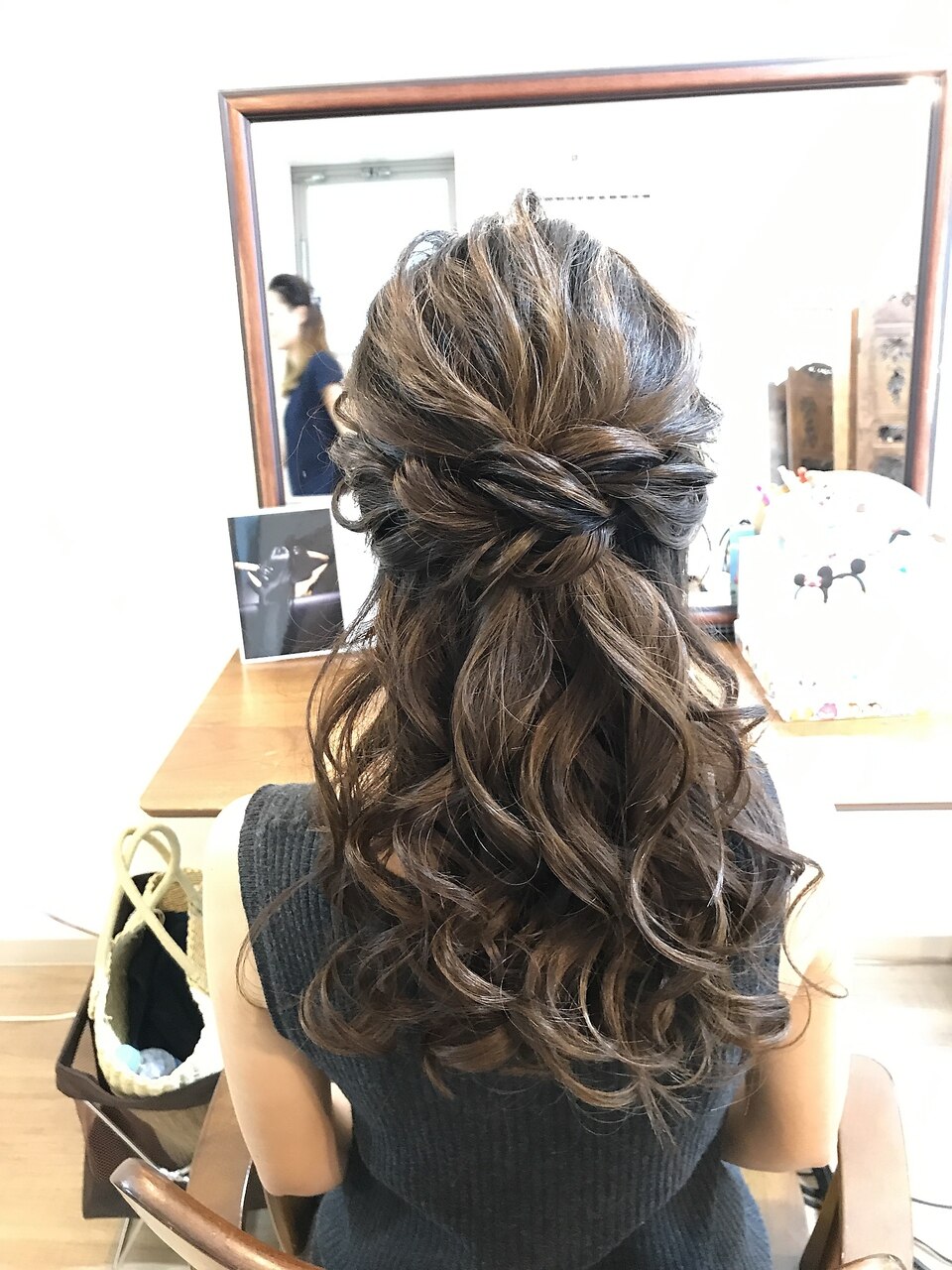 ふんわりクラシカルハーフアップ【ヘアセット 立川/立川南口