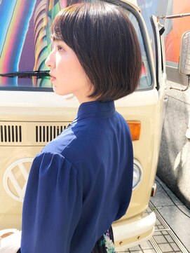 シャロン(SHARON) 【SHARON原宿】スウィングショート×モカブラウン