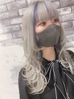 リアイス(Re:ICE) ホワイトシルバーブルーポイントカラーロングウルフ