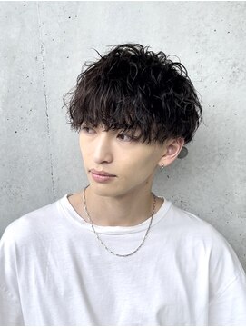 アソビ 表参道(ASOBI) 重めミディアムマッシュ　ツイストスパイラルパーマ