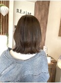 切りっぱなしボブ