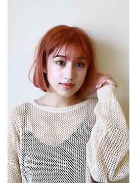 コエル 二子玉川(coel) セクションカラー/ペールベージュ/透明感ボブ[二子玉川]