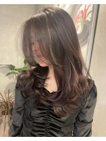 ブルックス&nbsp;レイヤーカット　ラベンダーグレージュ