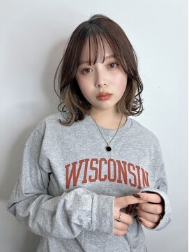 ディレクト 新宿(Direct) イヤリングカラー×外ハネボブ☆新宿