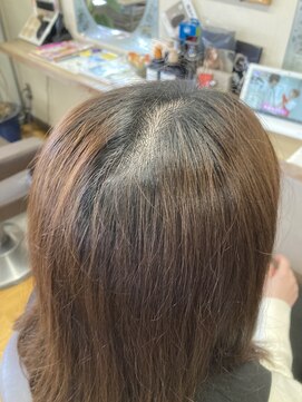 アキコ美容室 つむじ改善TOKIKATAカット【Before】