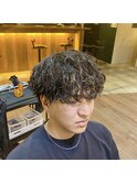【王道】波巻きパーマ
