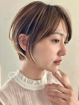 キリ 表参道(kyli) オリーブベージュイメチェンシースルーバングワンカールパーマ