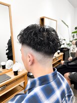 セイドット フクオカ(Say.FUKUOKA)&nbsp;【メンズ★大名】アップバング×ニュアンスパーマ×フェード