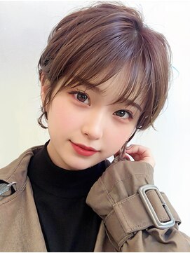 オリジンズヘアーセカンド 守谷店(Origins hair 2nd) ショートボブ×ブラウン系ベージュカラー×BYKARTE TR