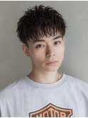 ベリーショート/ダークアッシュ/秋冬ヘア/ニュアンスパーマ