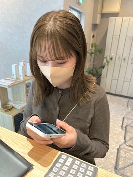 ジーナ 福岡藤崎(Zina) [Zina藤崎]髪質改善/ワンレン/韓国ヘア/前髪/顔周り