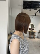 ノエル ヘアー アトリエ(Noele hair atelier) ぱっつんボブ