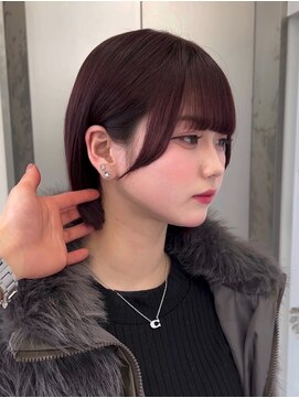 ビューナゴヤ 名駅(VIEW NAGOYA) 前髪カタログ/イメチェンスタイル／ウェーブパーマ/ミディ