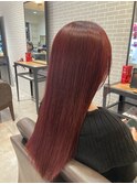 髪質改善トリートメント×ボルドーカラー