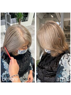 ジービージー(GBG) 40代50代グレイカラー白髪染め白髪ぼかし