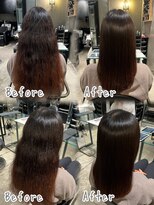 エノア 青山(ENORE)&nbsp;ダメージレスでウル艶に！ロングスタイルの弱酸性縮毛矯正(飯田)