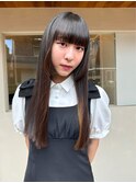抜きっぱなしブロンド×ワンレングスロング