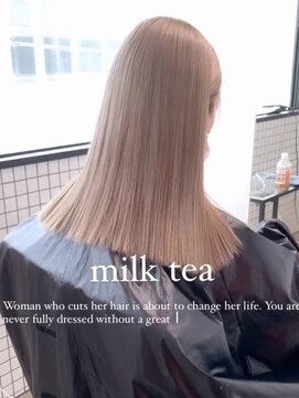 ヴェルダ 池袋店(verda) ミルクティーカラー＊ダブルカラー