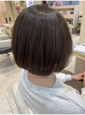 30代40代50代ナチュラルボブダークブラウンボブ大人ショートボブ