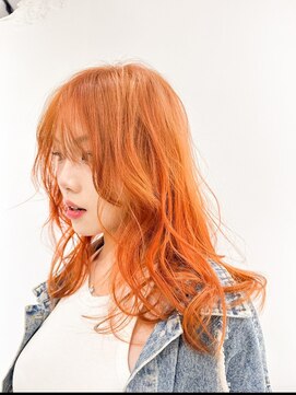 シェリー(Cherie) レイヤー×ブリーチ×オレンジ