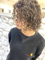 アンジュベイナハ (Ange Bay NAHA) ボブ×スパイラルパーマ