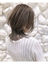 ヘアサロン エフ 渋谷(F)&nbsp;#ウルフカット　#ミルクティーベージュ　#アッシュベージュ