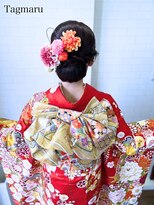 タグマル&nbsp;振袖着付けヘアセット☆