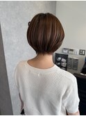 ショート/レイヤー/髪質改善縮毛矯正/髪質改善/韓国風/韓国ヘア