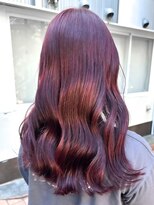ラレイ ハラジュク(Lalei harajuku)&nbsp;【白石】ブリーチなし赤髪チェリーレッド暖色艶カラー原宿