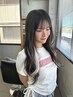 カット+カラー+トリートメントA+インナーエクステ12本￥16500