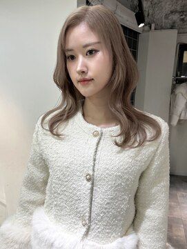 ペレ アネックス 大阪梅田茶屋町店(PELE ANNEX) ミディアムヘア/デザインカラー/フェイスフレーミング/梅田