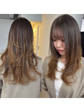 バンクスヘアー(BANK'S HAIR) 顔まわりから垢抜ける◎王道ハッシュカット×アッシュブラウン