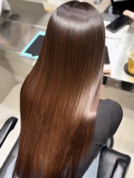 IJK 表参道 【縮毛矯正+cut+髪質改善トリートメント】