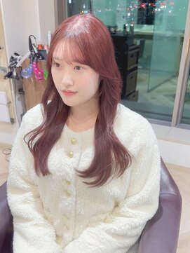 ファースト 仙台店(first) 韓国ハッシュカット×チェリーレッド