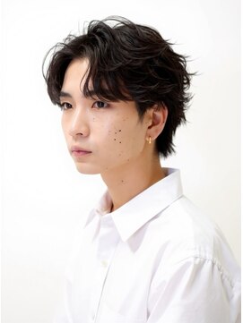 ライズ ネックス ザ サロン 渋谷(LIZE nex the salon) センターパート/メンズカット/短髪【#渋谷駅#髪質改善】