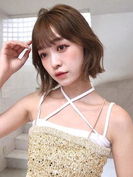 サイン 韓国ボブ 渋谷(SIGN) 韓国ボブレイヤーボブ渋谷タッセルボブお洒落なレイヤーカット