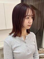 ビーハイブ 仙台駅前店(Behive)&nbsp;レッドブラウン/ブリーチなし/ボブミディアム/10代20代30代
