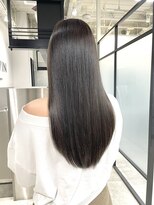 キュア 池袋(CURE) 5トーン地毛風ダークグレージュ×髪質改善 #005