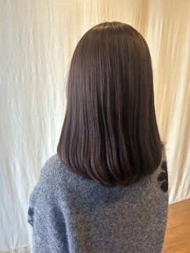ココカラヘアー ニコ(cococara hair nico) ロングボブ/ミルクティーグレージュ/透明感