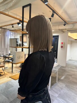 パプスドコワフュール 甲子園口店(Pap's de coiffeur) 西宮美容室/甲子園口美容室/パプス甲子園口/ミルクティー