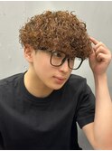 シャドウパーマ/メンズカット/波巻きパーマ/ツイスパ