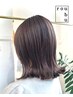 【美髪応援☆美髪ケア】似合わせカット+ブリーチなしダブルカラー+TR