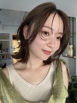 クラン バイ ヘッドライト 栄店(clan by HEADLIGHT)&nbsp;顔周りレイヤー×ベージュカラー