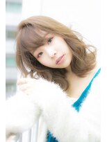アジールヘア 所沢プロペ通り店(agir hair)&nbsp;計算ずくのゆるふわ無造作ミディ【所沢】