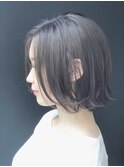 大人可愛い外ハネボブ×シルバーアッシュ☆【Linona/リノナ】